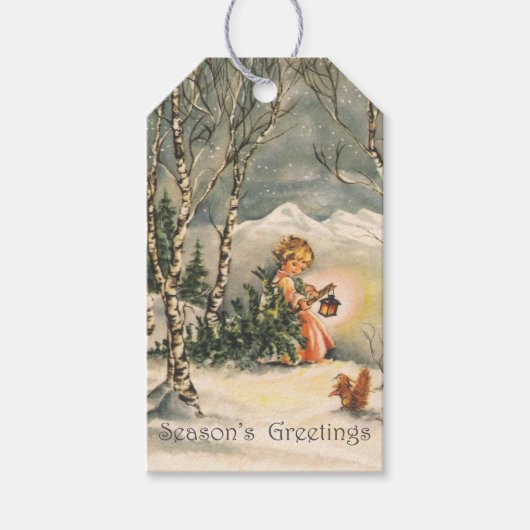  Seizoensgriezelboom Cadeaulabel (Voorkant)