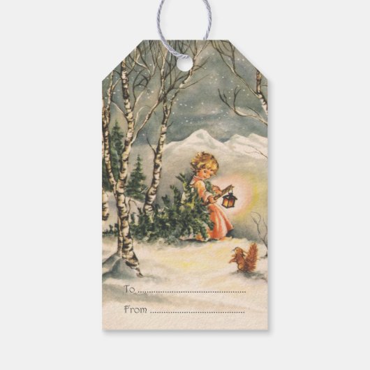  Seizoensgriezelboom Cadeaulabel (Achterkant)