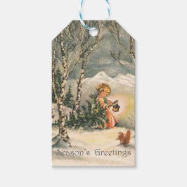  Seizoensgriezelboom Cadeaulabel