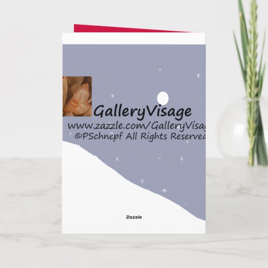 Seizoensgroet Feestdagen Kaart (Achterkant)