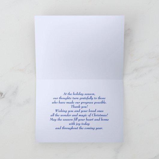 Seizoensgroeten. Aangepast jaar voor patriottisch  Feestdagen Kaart (Binnen)