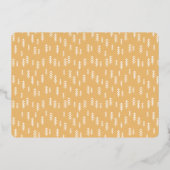 "Seizoensgroeten" Aangepaste kerstfoto Folie Feestdagenkaart (Achterkant)