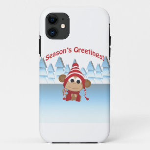 Seizoensgroeten. aap Case-Mate iPhone case
