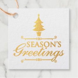 Seizoensgroeten Bedankjes Labels