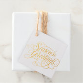 Seizoensgroeten Bedankjes Labels (Met doos)