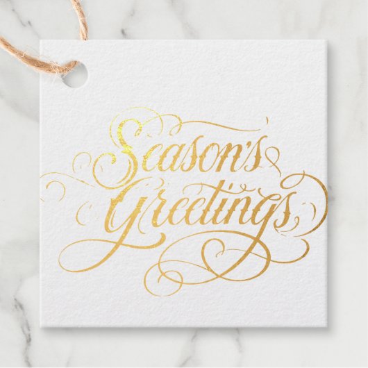 Seizoensgroeten Bedankjes Labels (Voorkant)