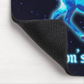 Seizoensgroeten - Blauwe Caraïben (rendieren) Muismat (Hoek)