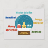 Seizoensgroeten Briefkaart (Voorkant)