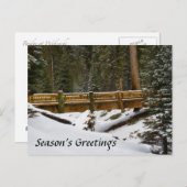 Seizoensgroeten Briefkaart Wuksachi Bridge (Voorkant / Achterkant)