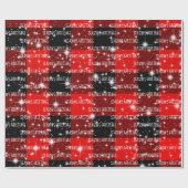 Seizoensgroeten Buffalo Pset Cadeaupapier (Vlak)