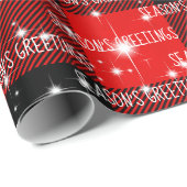 Seizoensgroeten Buffalo Pset Cadeaupapier (Rol Hoek)