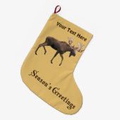 Seizoensgroeten - Bull Moose Grote Kerstsok (Voorkant (Hangend))