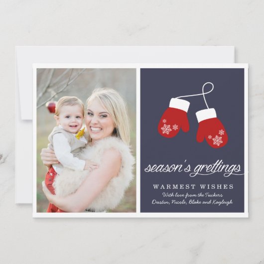 Seizoensgroeten | CHRISTMAS Feestdagenkaart (Voorkant)