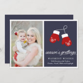 Seizoensgroeten | CHRISTMAS Feestdagenkaart (Voorkant / Achterkant)