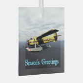 Seizoensgroeten - de Havilland DH3-C Otter Glas Ornament (Voorkant Rechts)