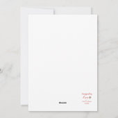 Seizoensgroeten Doodle kaart Roodborstje Rode Brie (Achterkant)