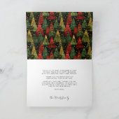 Seizoensgroeten Eenvoudige Foto Feestdagen Kaart (Binnen)