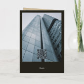 Seizoensgroeten Elegant Gold Script Business Feestdagen Kaart (Achterkant)