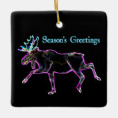 Seizoensgroeten - Elektrische Moose Keramisch Ornament (Voorkant)