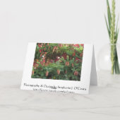 Seizoensgroeten Feestdagen Kaart (Achterkant)