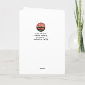 Seizoensgroeten Feestdagen Kaart (Achterkant)