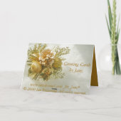 Seizoensgroeten Feestdagen Kaart (Achterkant)