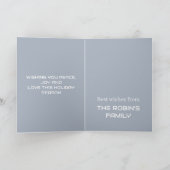 Seizoensgroeten Feestdagen Kaart (Binnen)