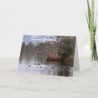 Seizoensgroeten Feestdagen Kaart