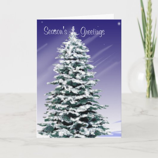 Seizoensgroeten Feestdagen Kaart (Voorkant)