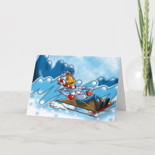 Seizoensgroeten. Feestdagen Kaart (Voorkant)