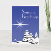 Seizoensgroeten Feestdagen Kaart (Voorkant)