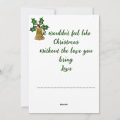 Seizoensgroeten: Feestdagenkaart (Achterkant)