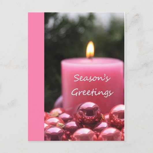 Seizoensgroeten Feestdagenkaart (Voorkant)