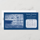 Seizoensgroeten Feestdagenkaart (Voorkant / Achterkant)