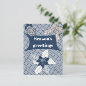 Seizoensgroeten Feestdagenkaart (Staand voorkant)