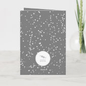 Seizoensgroeten Fijne nieuwjaars zeefoto Feestdagen Kaart (Achterkant)