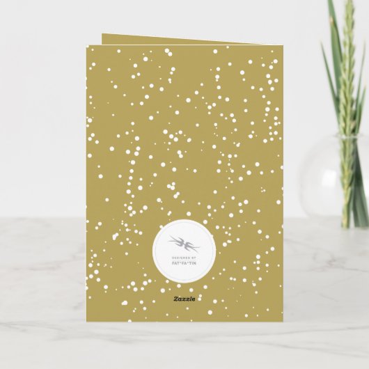 Seizoensgroeten Fijne nieuwjaars zeefoto Feestdagen Kaart (Achterkant)