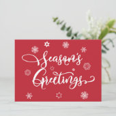 Seizoensgroeten | Foto toevoegen Kaart (Staand voorkant)