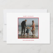 Seizoensgroeten | Foto toevoegen Kaart (Achterkant)