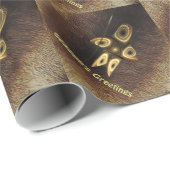 Seizoensgroeten - Fractal Inuit Hunter Cadeaupapier (Rol Hoek)