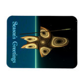 Seizoensgroeten - Fractal Inuit Hunter Magneet (Horizontaal)