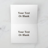 Seizoensgroeten - Fractal Wood Carving Kaart (Binnen)