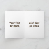 Seizoensgroeten - Fractale Inuit-jager Feestdagen Kaart (Binnen)