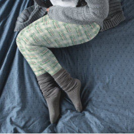 Seizoensgroeten Gingham Kerstmis Leggings