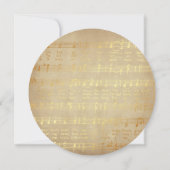 Seizoensgroeten Gouden Bloemenkrans Kerstkaart Kaart (Achterkant)