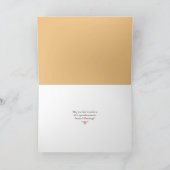 Seizoensgroeten Herten in Sneeuw Kerstkaart Feestdagen Kaart (Binnen)