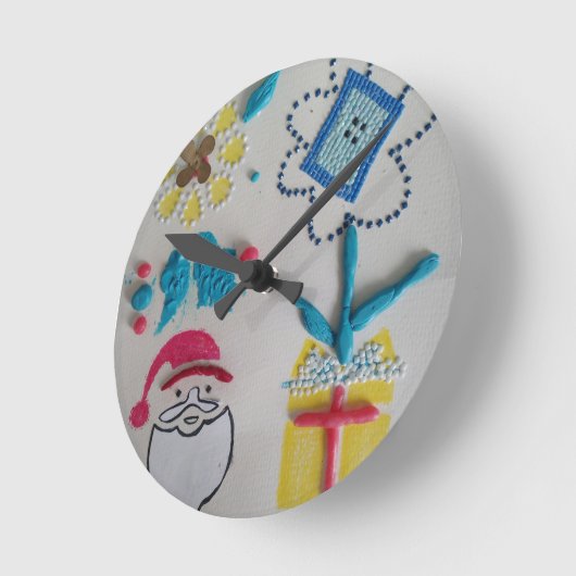 Seizoensgroeten het hele jaar door ronde klok (Hoek)