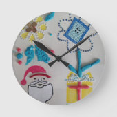 Seizoensgroeten het hele jaar door ronde klok (Voorkant)