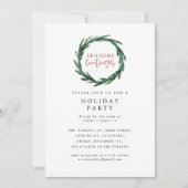 Seizoensgroeten in kerst kaart (Voorkant)