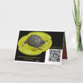 Seizoensgroeten in tekst feestdagen kaart (Achterkant)